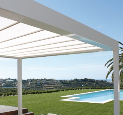 Surfez sur la vague de la pergola à toile rétractable !