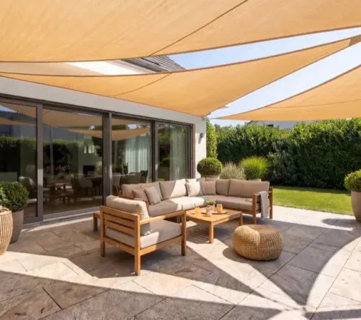Parasols et voiles d’ombrage
