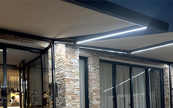 Store banne éclairage LED intégré