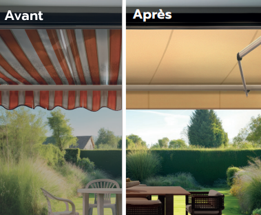 Réparations et remplacements Store Banne